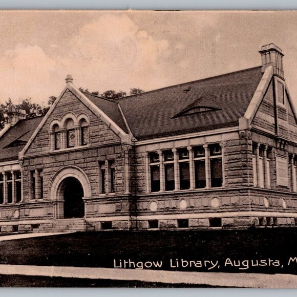 Postcards Lot of 5 Vintage and Older Libraries of Maine #934 - Picture 5 of 10